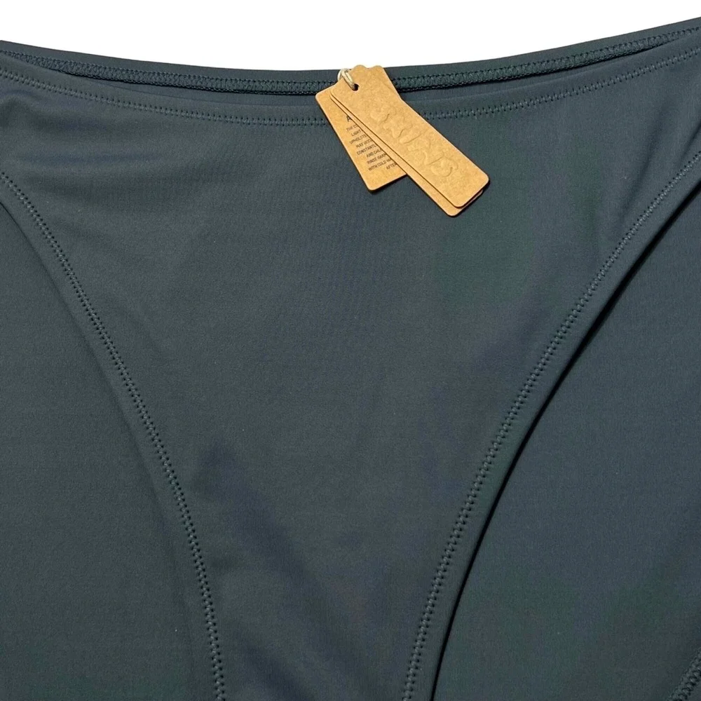 SKIMS Shaping Swim Dipped Bikini Bottom Gunmetal 2X